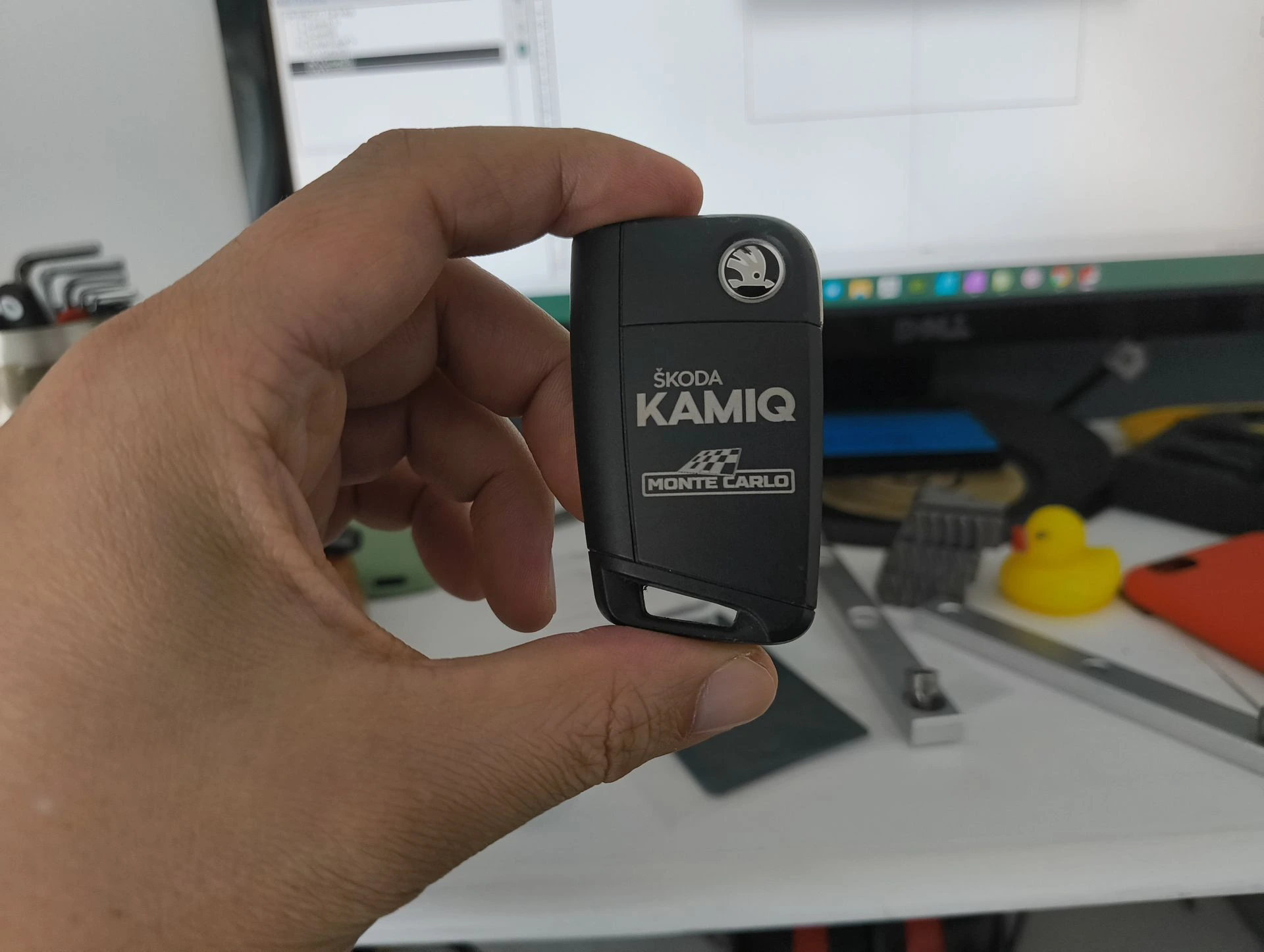 car key engraving