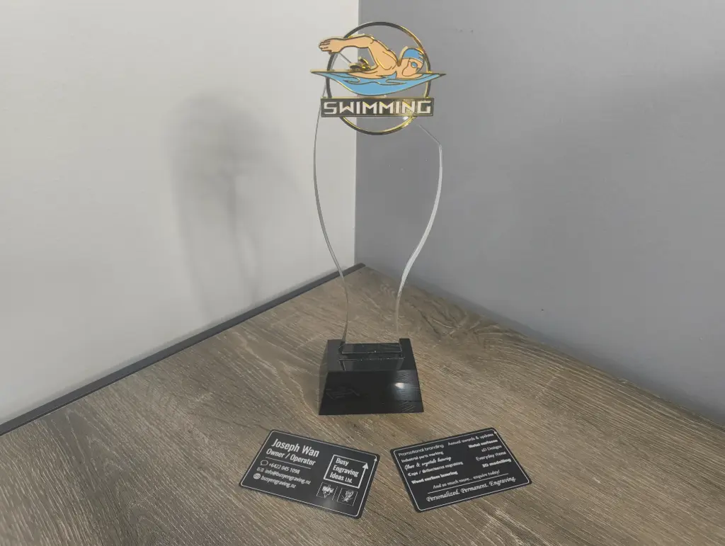 Crystal Award - Swimming