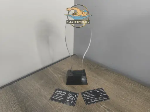 Crystal Award - Swimming