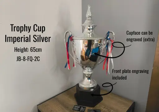 [JB-8-MQ-CS] Trophy Cup - Imperial Silver